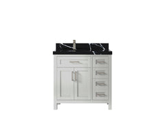 Cambridge 36 in. W x 22 in. D Left Offset Sink Bathroom Vanity - photo 8