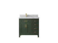 Cambridge 36 in. W x 22 in. D Left Offset Sink Bathroom Vanity - photo 14