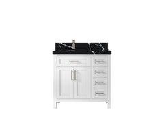 Cambridge 36 in. W x 22 in. D Left Offset Sink Bathroom Vanity - photo 9