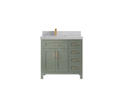 Cambridge 36 in. W x 22 in. D Left Offset Sink Bathroom Vanity - photo 31