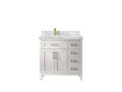 Cambridge 36 in. W x 22 in. D Left Offset Sink Bathroom Vanity - photo 25
