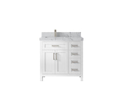 Cambridge 36 in. W x 22 in. D Left Offset Sink Bathroom Vanity - photo 7