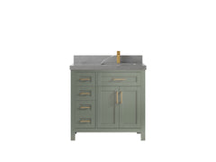 Cambridge 36 in. W x 22 in. D Right Offset Sink Bathroom Vanity - photo 15