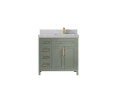 Cambridge 36 in. W x 22 in. D Right Offset Sink Bathroom Vanity - photo 13