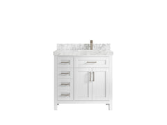 Cambridge 36 in. W x 22 in. D Right Offset Sink Bathroom Vanity - photo 16