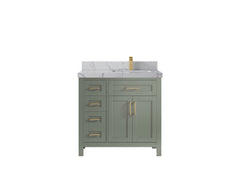 Cambridge 36 in. W x 22 in. D Right Offset Sink Bathroom Vanity - photo 23