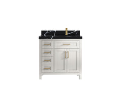 Cambridge 36 in. W x 22 in. D Right Offset Sink Bathroom Vanity - photo 12
