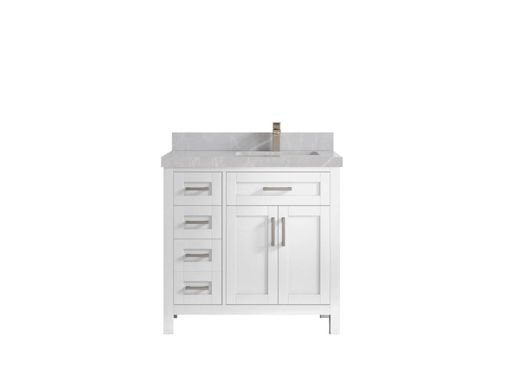 Cambridge 36 in. W x 22 in. D Right Offset Sink Bathroom Vanity - photo 33