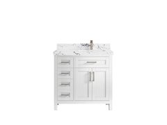 Cambridge 36 in. W x 22 in. D Right Offset Sink Bathroom Vanity - photo 36