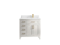 Cambridge 36 in. W x 22 in. D Right Offset Sink Bathroom Vanity - photo 30