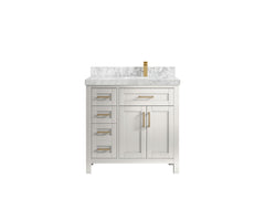 Cambridge 36 in. W x 22 in. D Right Offset Sink Bathroom Vanity - photo 24