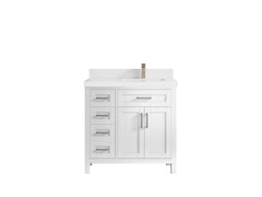 Cambridge 36 in. W x 22 in. D Right Offset Sink Bathroom Vanity - photo 40