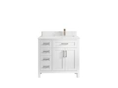 Cambridge 36 in. W x 22 in. D Right Offset Sink Bathroom Vanity - photo 22