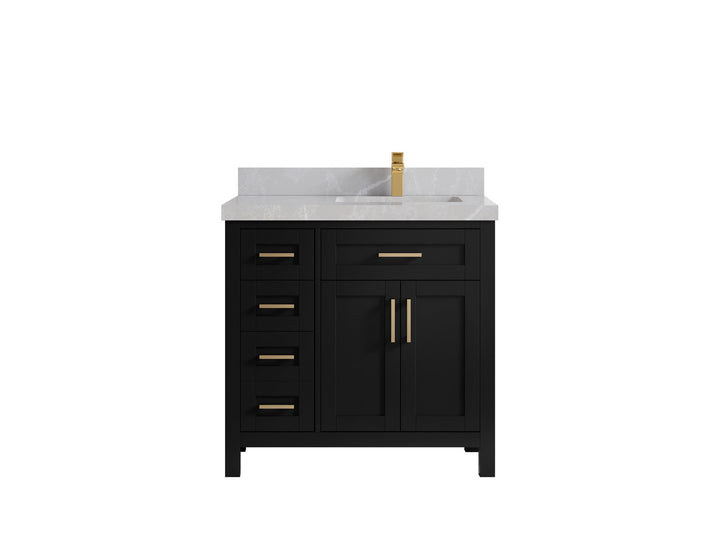 Cambridge 36 in. W x 22 in. D Right Offset Sink Bathroom Vanity - photo 41