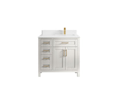 Cambridge 36 in. W x 22 in. D Right Offset Sink Bathroom Vanity - photo 32