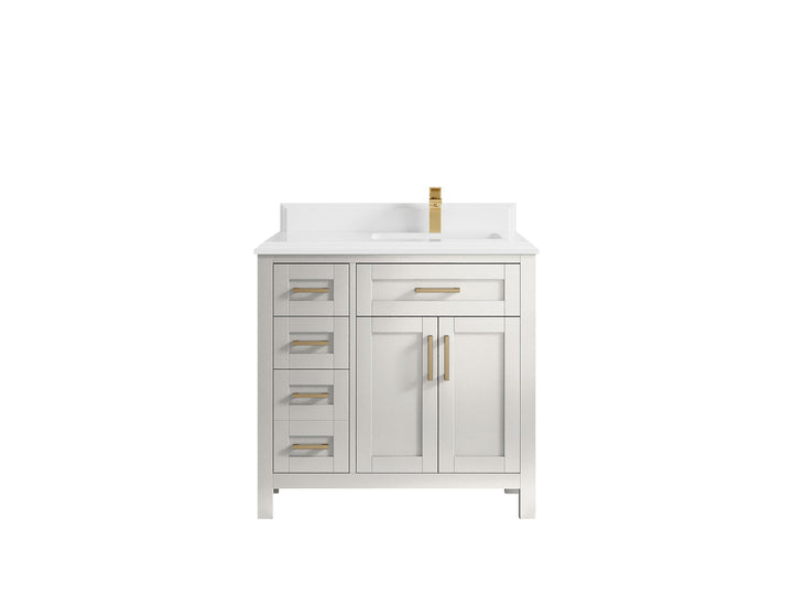 Cambridge 36 in. W x 22 in. D Right Offset Sink Bathroom Vanity - photo 37