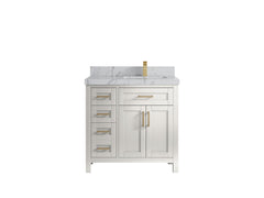 Cambridge 36 in. W x 22 in. D Right Offset Sink Bathroom Vanity - photo 8