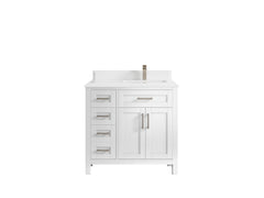 Cambridge 36 in. W x 22 in. D Right Offset Sink Bathroom Vanity - photo 24