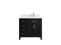 Cambridge 36 in. W x 22 in. D Right Offset Sink Bathroom Vanity - photo 32