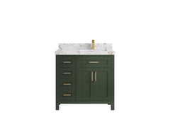 Cambridge 36 in. W x 22 in. D Right Offset Sink Bathroom Vanity - photo 42