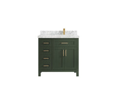 Cambridge 36 in. W x 22 in. D Right Offset Sink Bathroom Vanity - photo 24