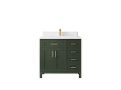 Cambridge 36 in. W x 22 in. D Single Center Sink Bathroom Vanity - photo 32