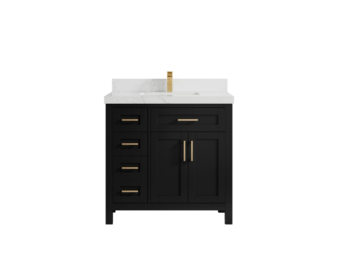 Cambridge 36 in. W x 22 in. D Single Center Sink Bathroom vanity - Willow Bath and Vanity