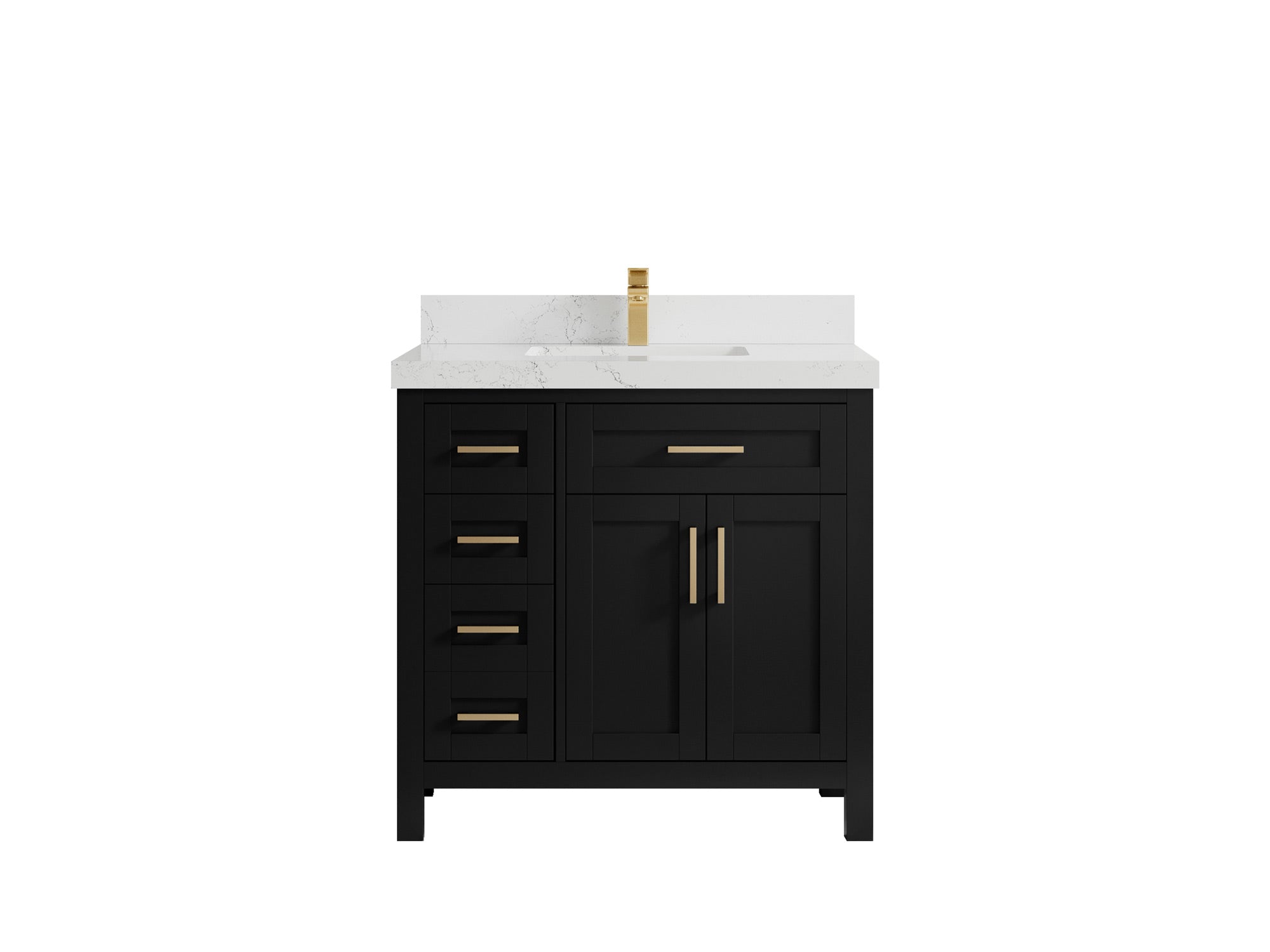 Cambridge 36 in. W x 22 in. D Single Center Sink Bathroom vanity - Willow Bath and Vanity