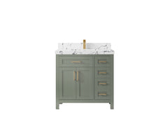 Cambridge 36 in. W x 22 in. D Single Center Sink Bathroom Vanity - photo 39