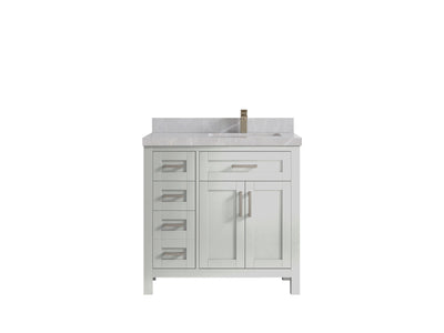Cambridge 36 in. W x 22 in. D Single Center Sink Bathroom vanity - Willow Bath and Vanity