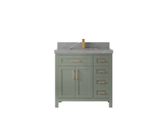Cambridge 36 in. W x 22 in. D Single Center Sink Bathroom Vanity - photo 33