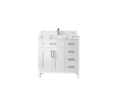 Cambridge 36 in. W x 22 in. D Single Center Sink Bathroom Vanity - photo 36
