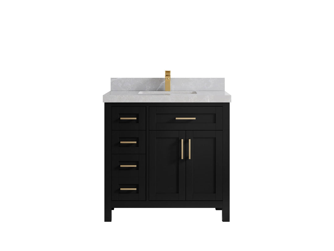 Cambridge 36 in. W x 22 in. D Single Center Sink Bathroom vanity - Willow Bath and Vanity