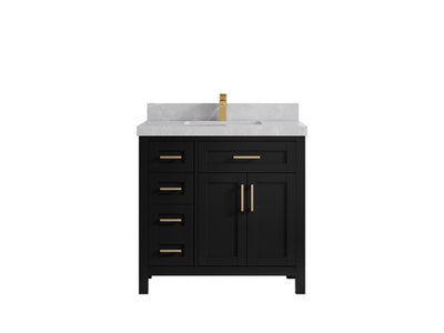 Cambridge 36 in. W x 22 in. D Single Center Sink Bathroom vanity - Willow Bath and Vanity