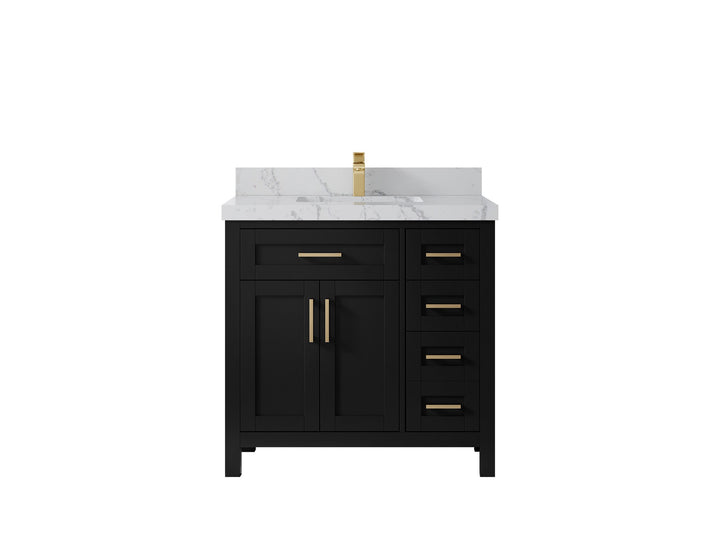 Cambridge 36 in. W x 22 in. D Single Center Sink Bathroom Vanity - photo 14