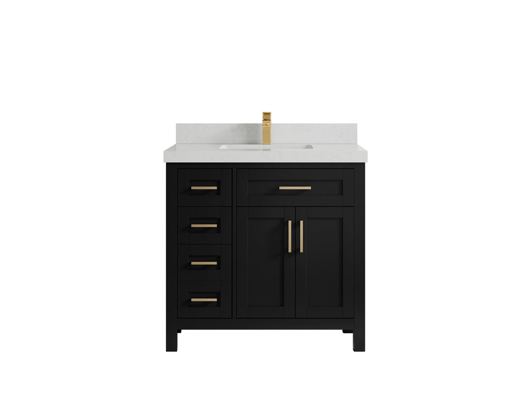 Cambridge 36 in. W x 22 in. D Single Center Sink Bathroom vanity - Willow Bath and Vanity