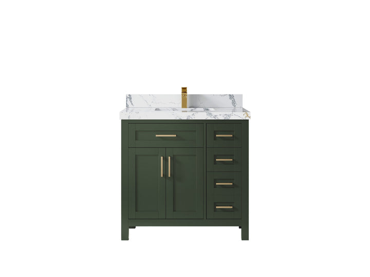 Cambridge 36 in. W x 22 in. D Single Center Sink Bathroom Vanity - photo 26