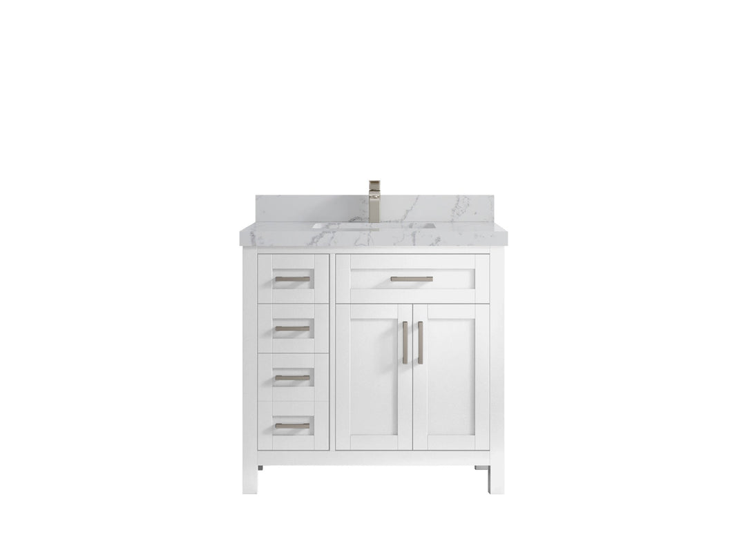 Cambridge 36 in. W x 22 in. D Single Center Sink Bathroom vanity - Willow Bath and Vanity