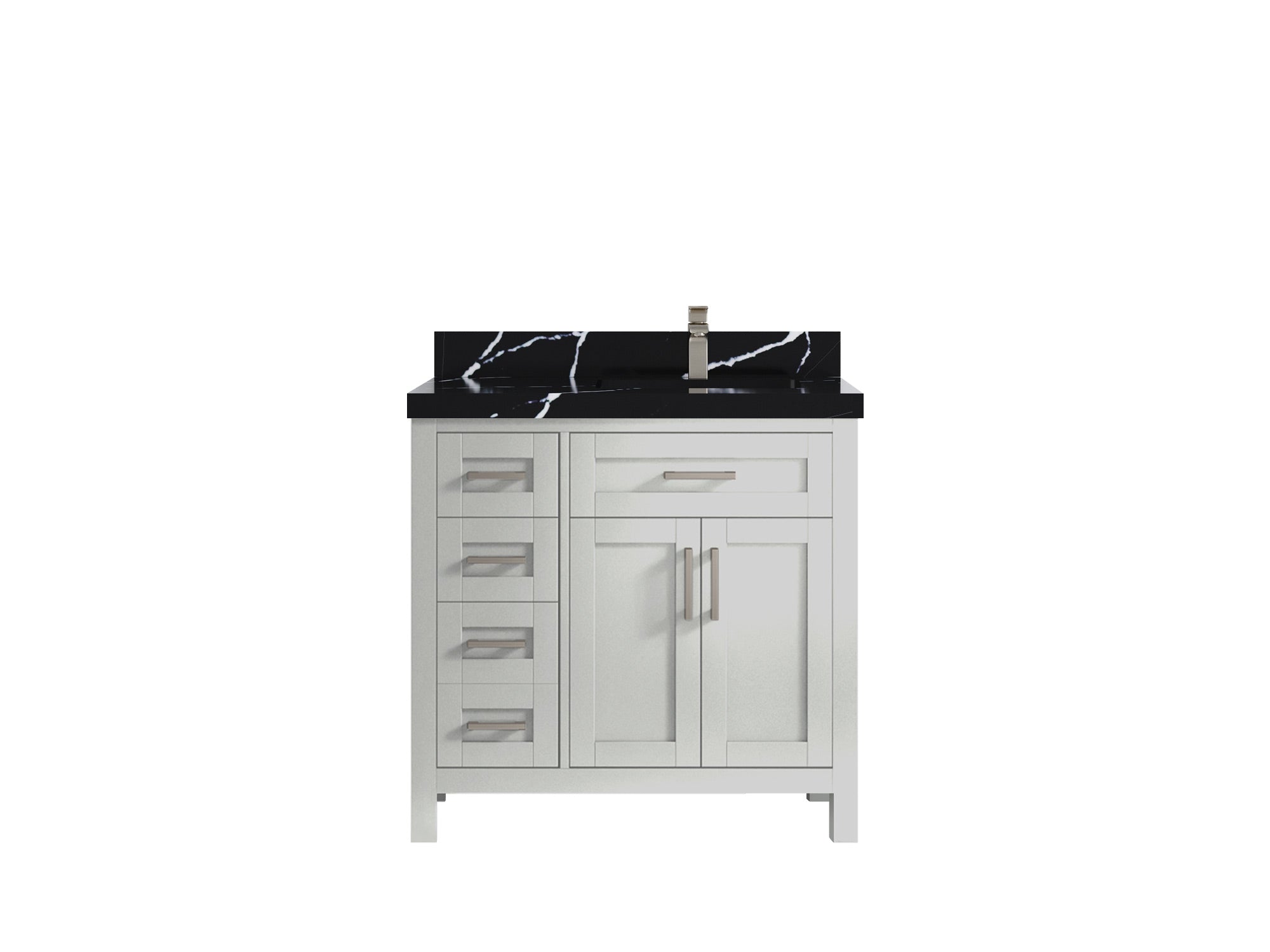 Cambridge 36 in. W x 22 in. D Single Center Sink Bathroom vanity - Willow Bath and Vanity