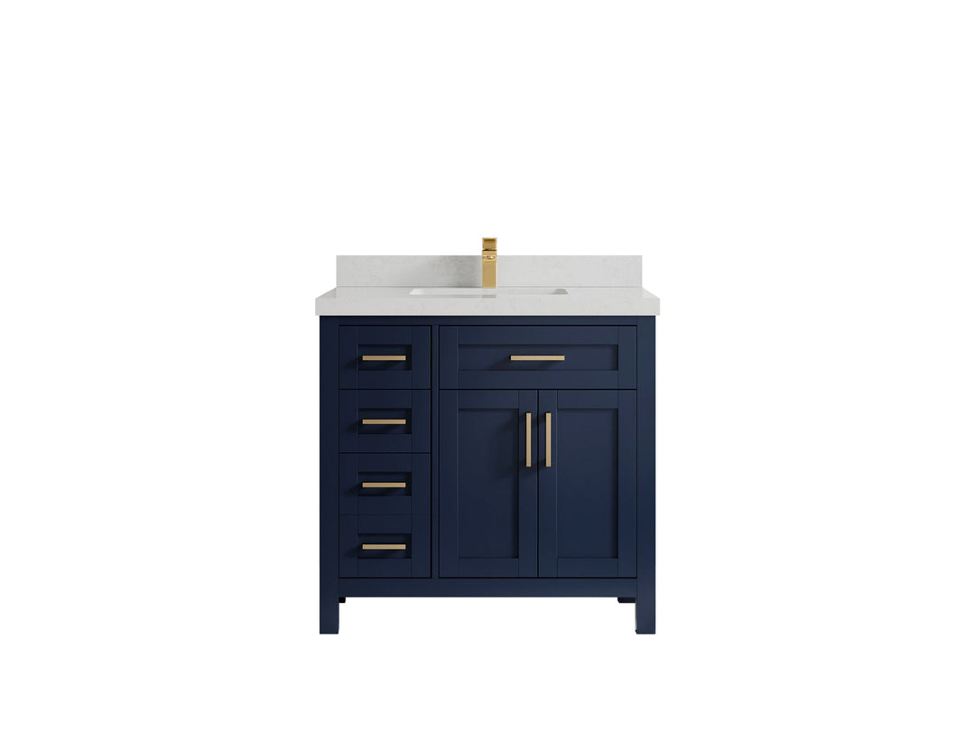 Cambridge 36 in. W x 22 in. D Single Center Sink Bathroom vanity - Willow Bath and Vanity