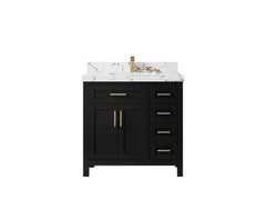Cambridge 36 in. W x 22 in. D Single Center Sink Bathroom Vanity - photo 40