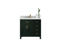 Cambridge 36 in. W x 22 in. D Single Center Sink Bathroom Vanity - photo 1