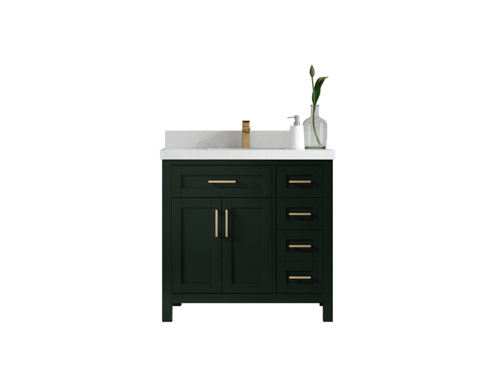 Cambridge 36 in. W x 22 in. D Single Center Sink Bathroom Vanity - photo 1