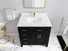 Cambridge 36 in. W x 22 in. D Single Center Sink Bathroom vanity - photo 27