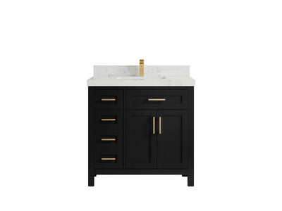 Cambridge 36 in. W x 22 in. D Single Center Sink Bathroom vanity - Willow Bath and Vanity