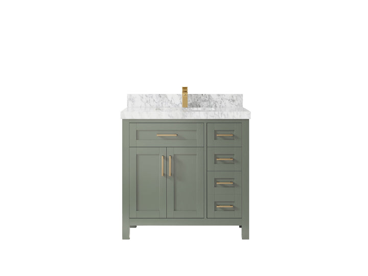 Cambridge 36 in. W x 22 in. D Single Center Sink Bathroom Vanity - photo 25