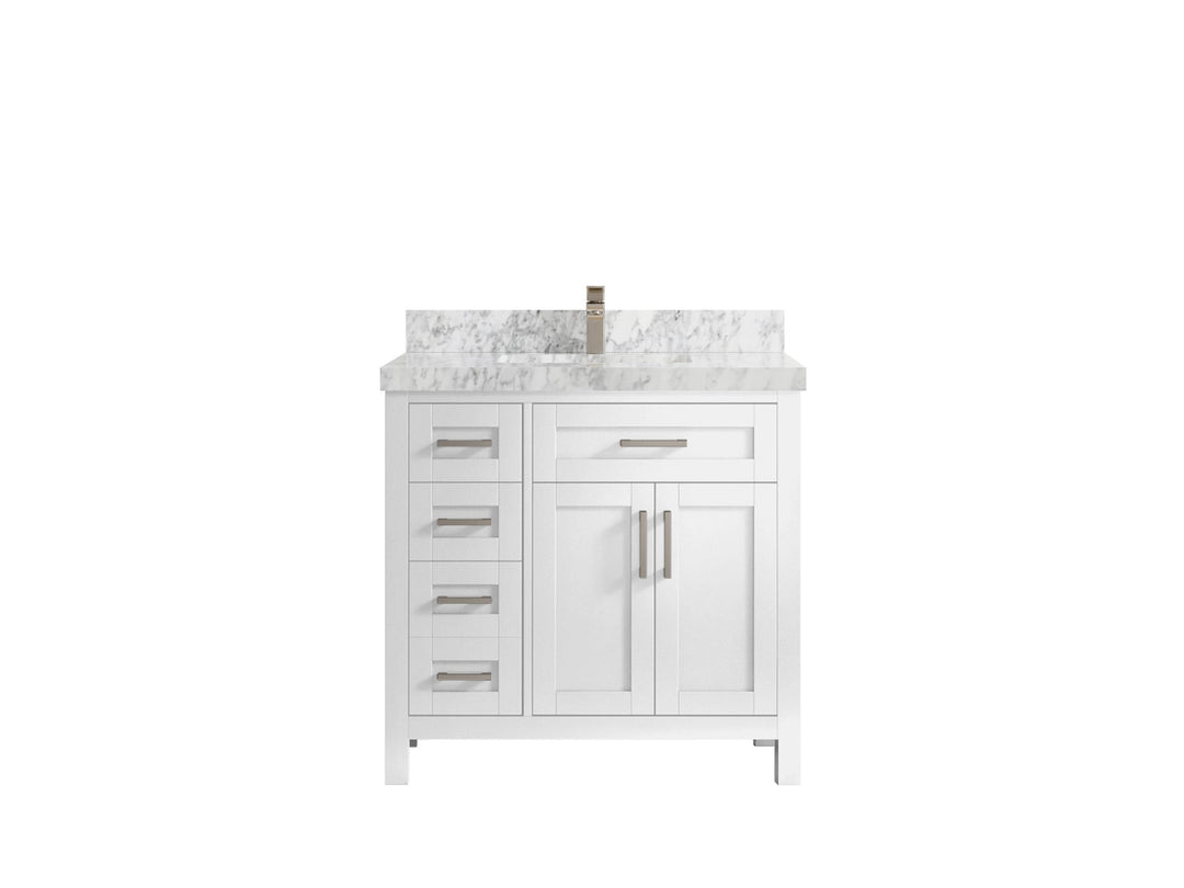 Cambridge 36 in. W x 22 in. D Single Center Sink Bathroom vanity - Willow Bath and Vanity