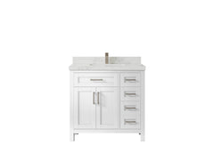 Cambridge 36 in. W x 22 in. D Single Center Sink Bathroom Vanity - photo 10