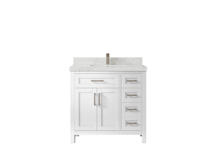 Cambridge 36 in. W x 22 in. D Single Center Sink Bathroom Vanity - photo 16