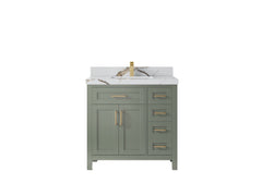 Cambridge 36 in. W x 22 in. D Single Center Sink Bathroom Vanity - photo 11